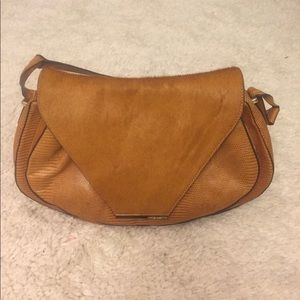 VINCE CAMUTO Calf-hair Flap Handbag